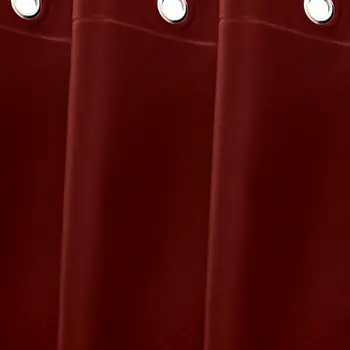 72" Burgundy Vinyl Shower Curtain Liner