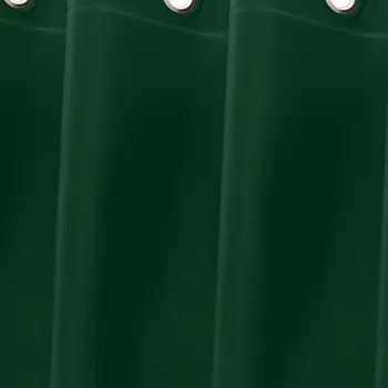 72" Dark Green Vinyl Shower Curtain Liner