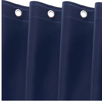 72" Navy Blue Vinyl Shower Curtain Liner