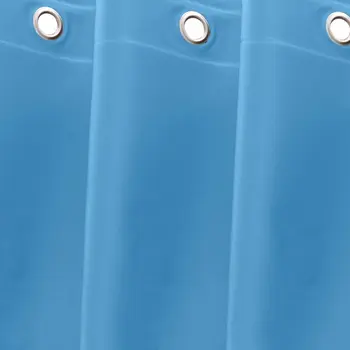 72" Sky Blue Vinyl Shower Curtain Liner
