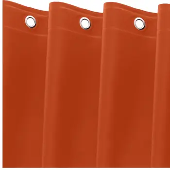 72" Terra Cotta Vinyl Shower Curtain Liner