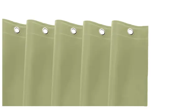 72" Moss Green Vinyl Shower Curtain Liner