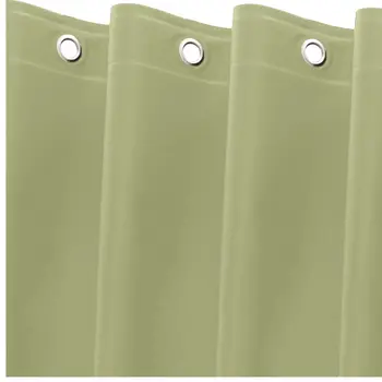 72" Moss Green Vinyl Shower Curtain Liner