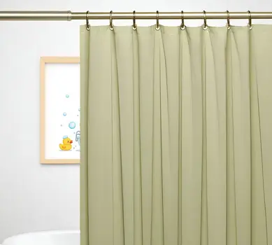 72" Moss Green Vinyl Shower Curtain Liner
