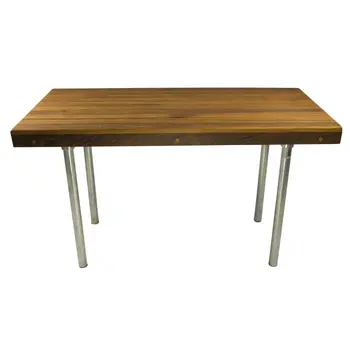 18" X 30" Brown Teak Rectangular Shower Bench