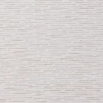 9' X 12' Beige and Ivory Wool Striped Hand Tufted Area Rug