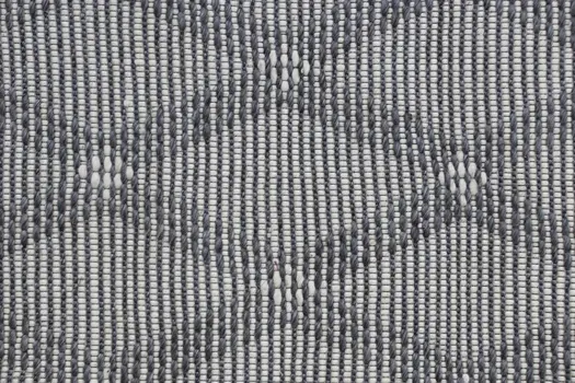 2' X 3' Gray Wool Geometric Hand Woven Area Rug