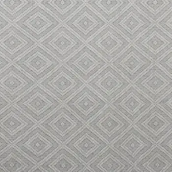 2' X 3' Ivory Wool Geometric Hand Woven Area Rug