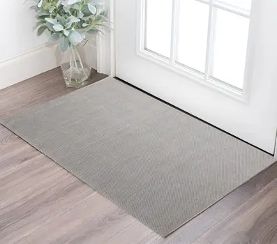 2' X 3' Beige Wool Hand Woven Area Rug