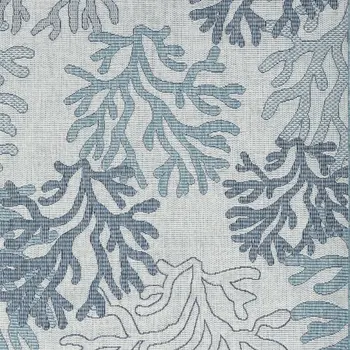 6' X 9' Navy Blue Sky Blue And Ivory Nautical Indoor Outdoor Area Rug