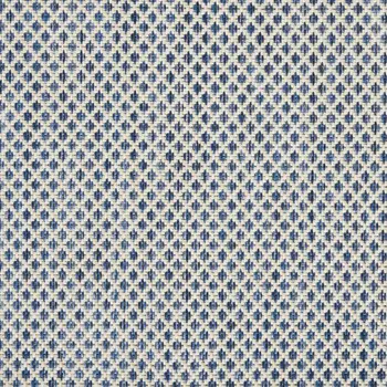 5' X 7' Blue and Yellow Floral Power Loom Area Rug
