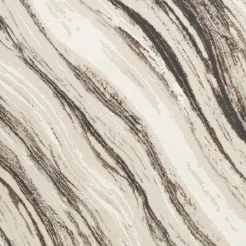 5' X 7' Beige Black and Gray Abstract Non Skid Area Rug