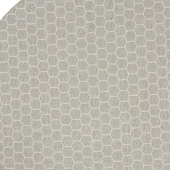 5' X 7' Ivory Beige and Gray Abstract Non Skid Area Rug