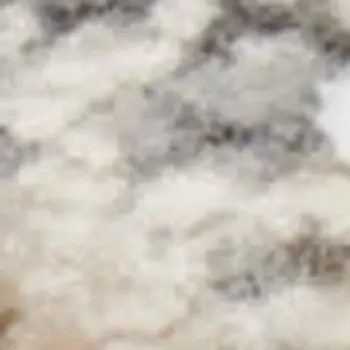 5' X 7' Ivory Gray and Black Abstract Non Skid Area Rug