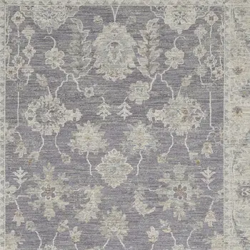 4' X 6' Pink and Ivory Floral Power Loom Area Rug