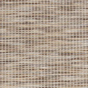 8' X 10' Ivory and Gray Damask Distressed Non Skid Area Rug