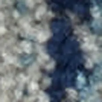 7' Ivory And Light Blue Floral Medallion Distressed Runner Rug