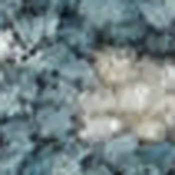 5' X 7' Teal and Ivory Abstract Non Skid Area Rug