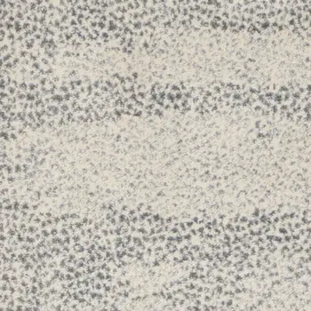 8' Beige And Gray Abstract Runner Rug