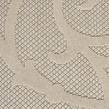 6' X 9' Cream And Beige Trellis Indoor Outdoor Area Rug