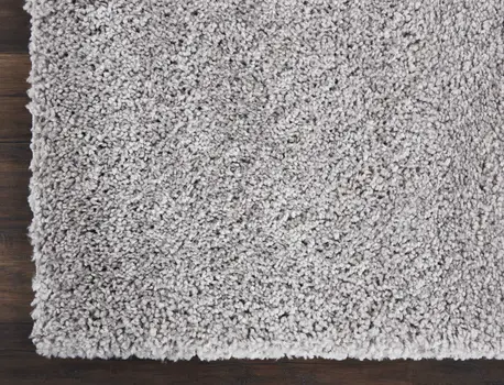 3' X 4' Gray Shag Distressed Area Rug