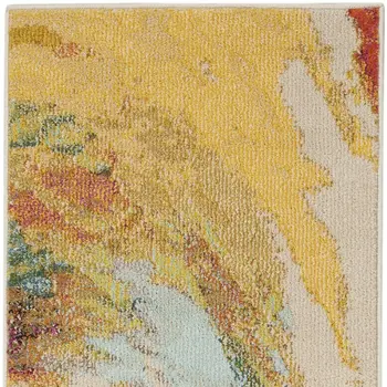 8' X 10' Ivory Pink And Gray Floral Distressed Non Skid Area Rug