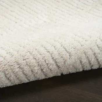 5' X 7' Ivory and Gray Abstract Area Rug