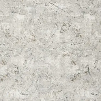 8' X 10' Ivory Gray and Brown Abstract Non Skid Area Rug