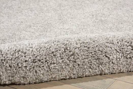 5' X 7' Gray Shag Non Skid Area Rug