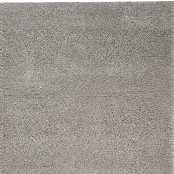 5' X 7' Gray Shag Non Skid Area Rug