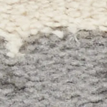 6' X 9' Ivory Black and Gray Abstract Non Skid Area Rug
