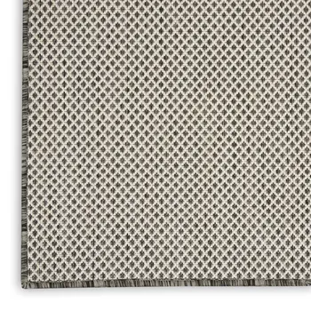8' X 10' Navy Blue Floral Power Loom Area Rug