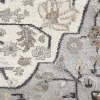 8' X 10' Yellow Tropical Floral Power Loom Area Rug