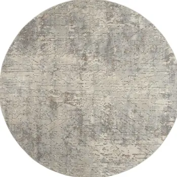 4' X 6' Blue and Red Floral Distressed Area Rug