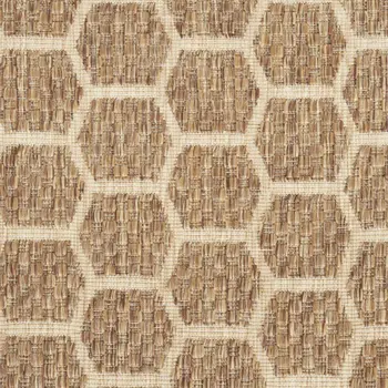 8' X 10' Beige and Gray Abstract Non Skid Area Rug