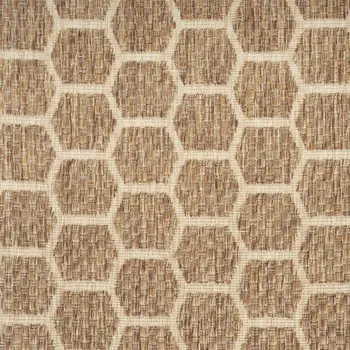 8' X 10' Beige and Gray Abstract Non Skid Area Rug
