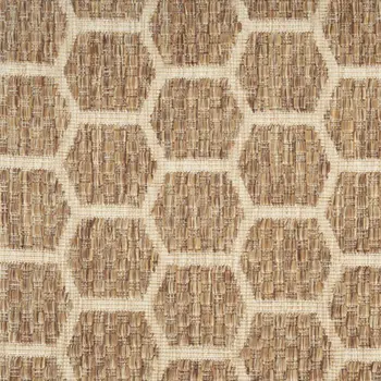 8' X 10' Beige and Gray Abstract Non Skid Area Rug
