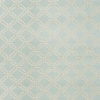 8' X 10' Beige and Green Trellis Non Skid Area Rug