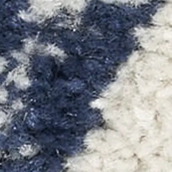 5' X 7' Gray Chevron Shag Area Rug