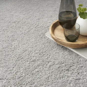 5' X 7' Gray Shag Area Rug