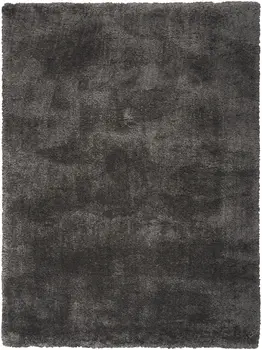 5' X 7' Gray Shag Area Rug