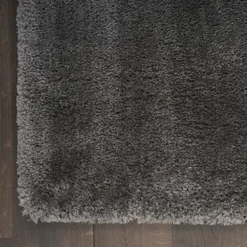 5' X 7' Gray Shag Area Rug