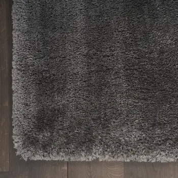 5' X 7' Gray Shag Area Rug