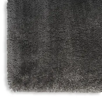 5' X 7' Gray Shag Area Rug