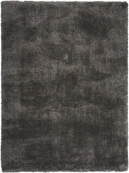5' X 7' Gray Shag Area Rug