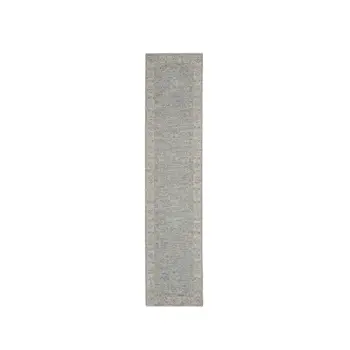 10' Blue Floral Runner Rug