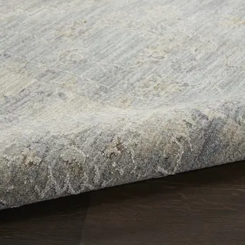 10' Blue Floral Runner Rug
