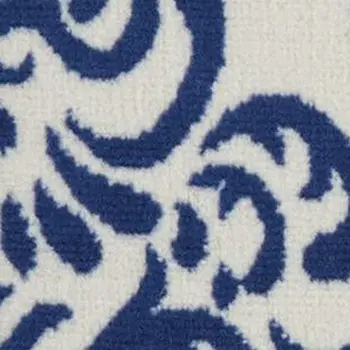 8' X 11' Blue and Yellow Abstract Power Loom Area Rug