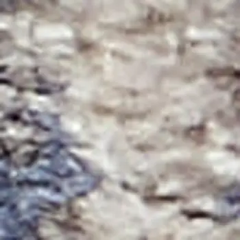 8' Teal Blue Orange and Black Floral Distressed Non Skid Runner Rug