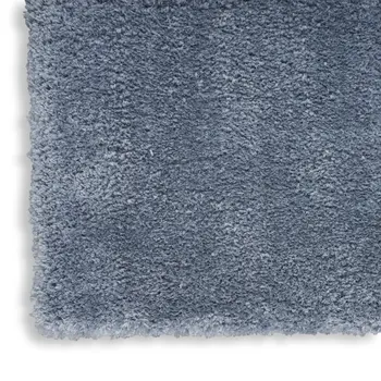 7' X 9' Blue Shag Area Rug